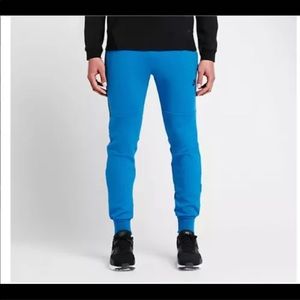 Men’s Nike tech fleece joggers blue size small